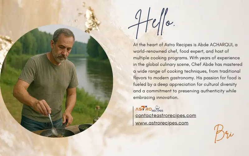 Meet Abde ACHARQUI – Culinary Expert at Astro Recipes