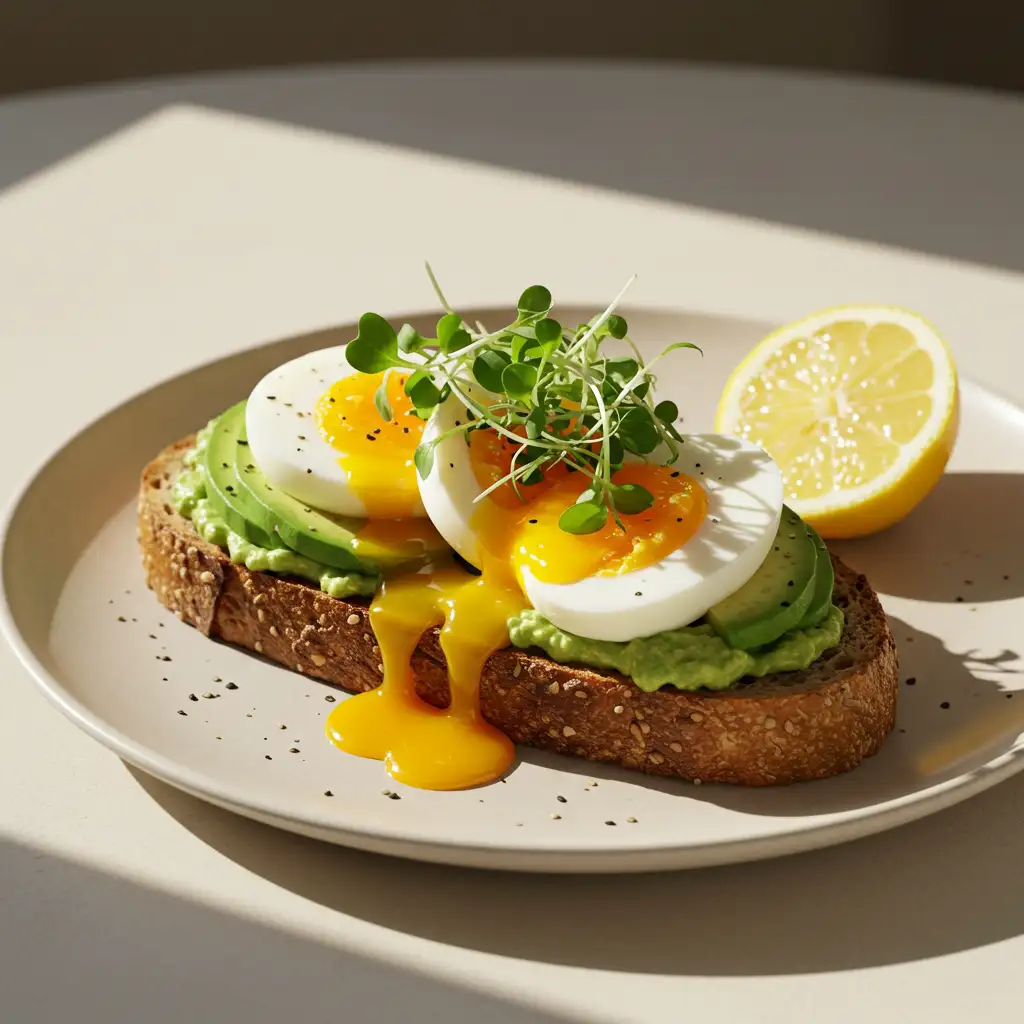 serving-jammy-eggs-toast.webp Jammy eggs on toast breakfast plate