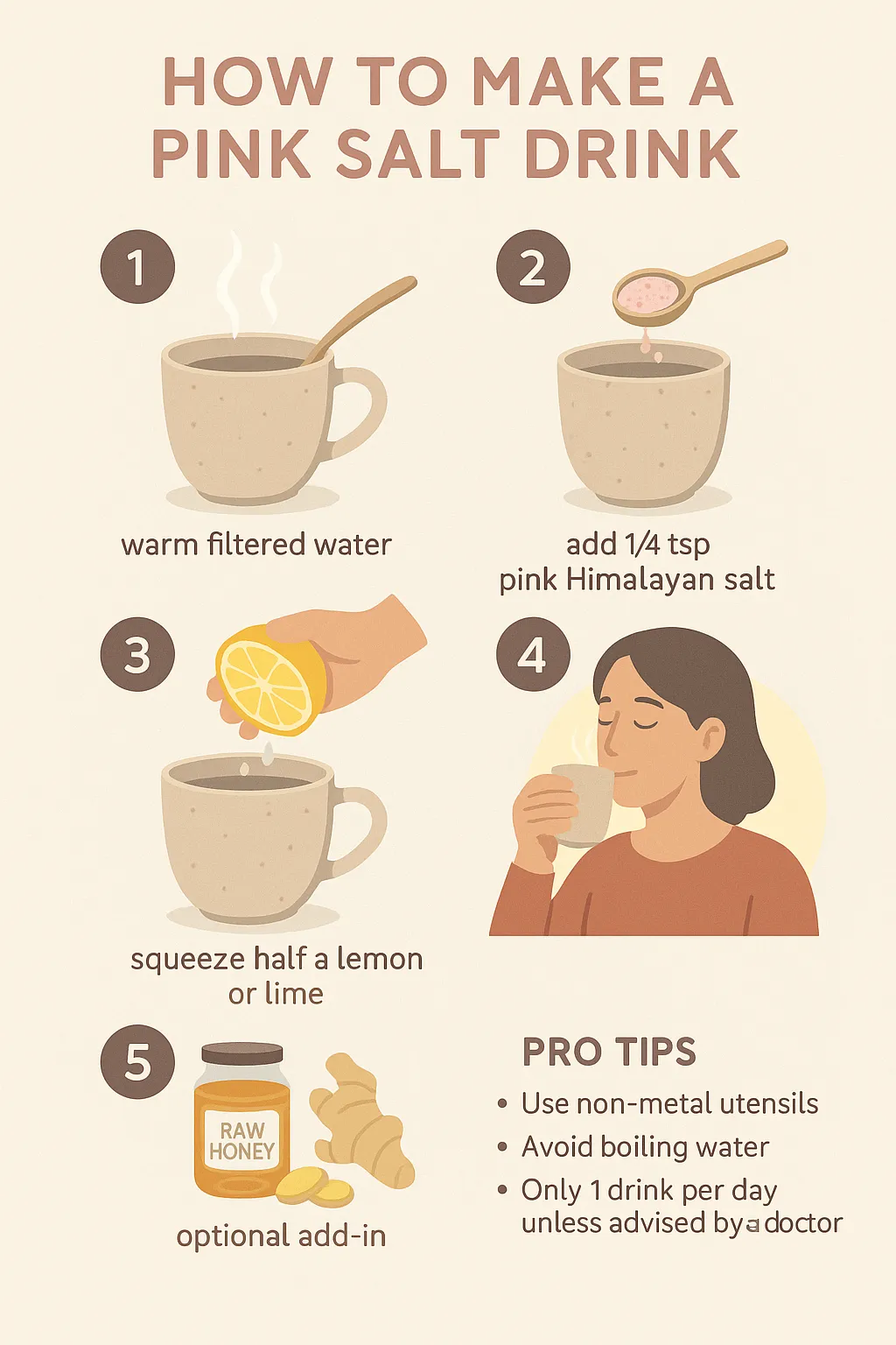 pink-salt-drink-step-by-step-instructions.webp Step-by-step instructions for preparing a Pink Salt Drink using lemon, Himalayan salt, and warm water