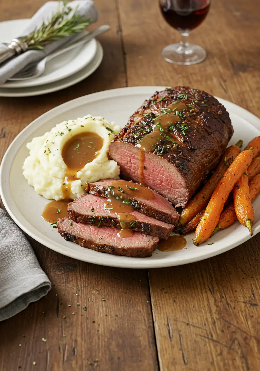 Perfect Pot Roast Seasoning Dinner Plate