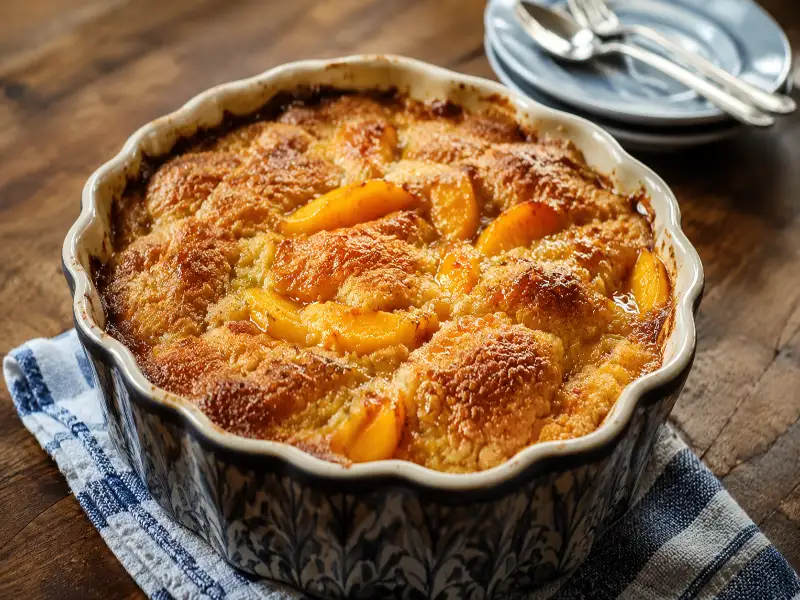Southern Peach Cobbler-image